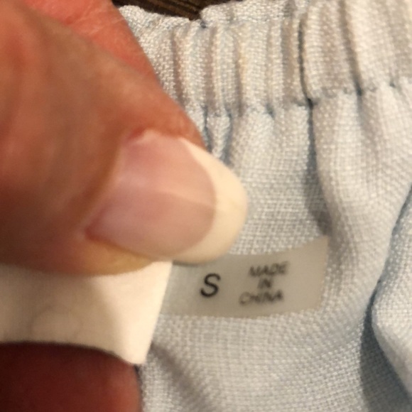 DO + BE Light Blue Off Shoulder Top size Small - Picture 3 of 6